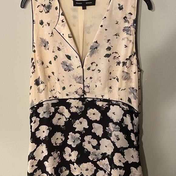 Proenza Schouler Floral Silk Tunic 12 - Picture 1 of 5